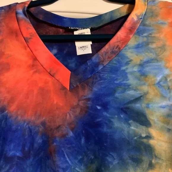 OKC THUNDER FANS!!!!  OKC Thunder Colors Tie Dye Shirt - Picture 3 of 4